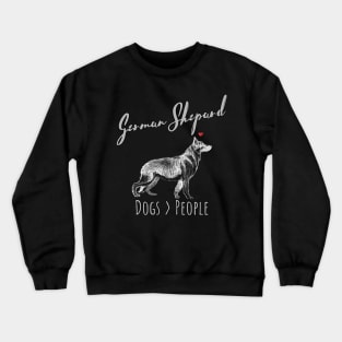 German Shepard - Dogs > People Crewneck Sweatshirt